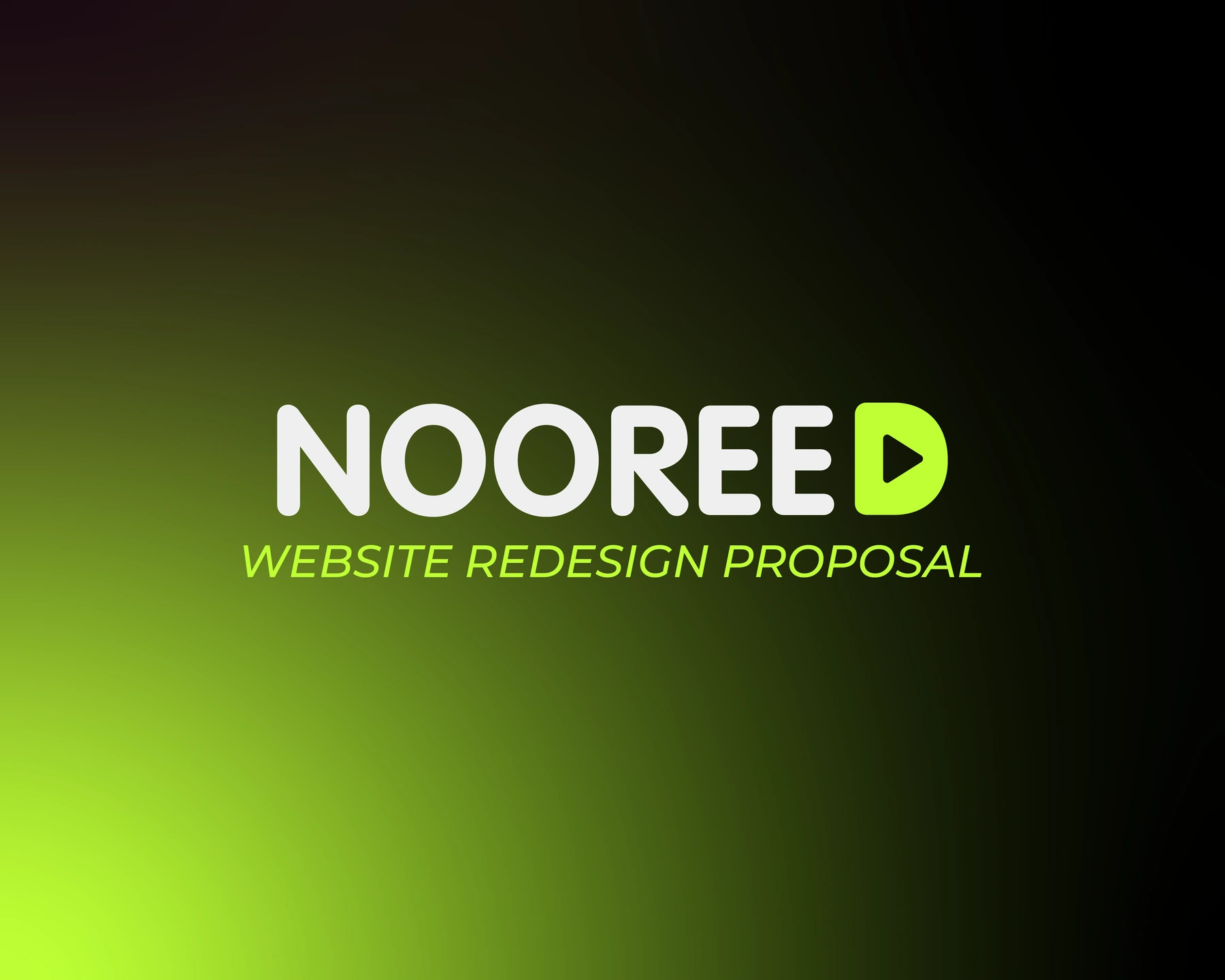 Nooreed — UI design project cover by Miled Sebaaly, Miled Studio