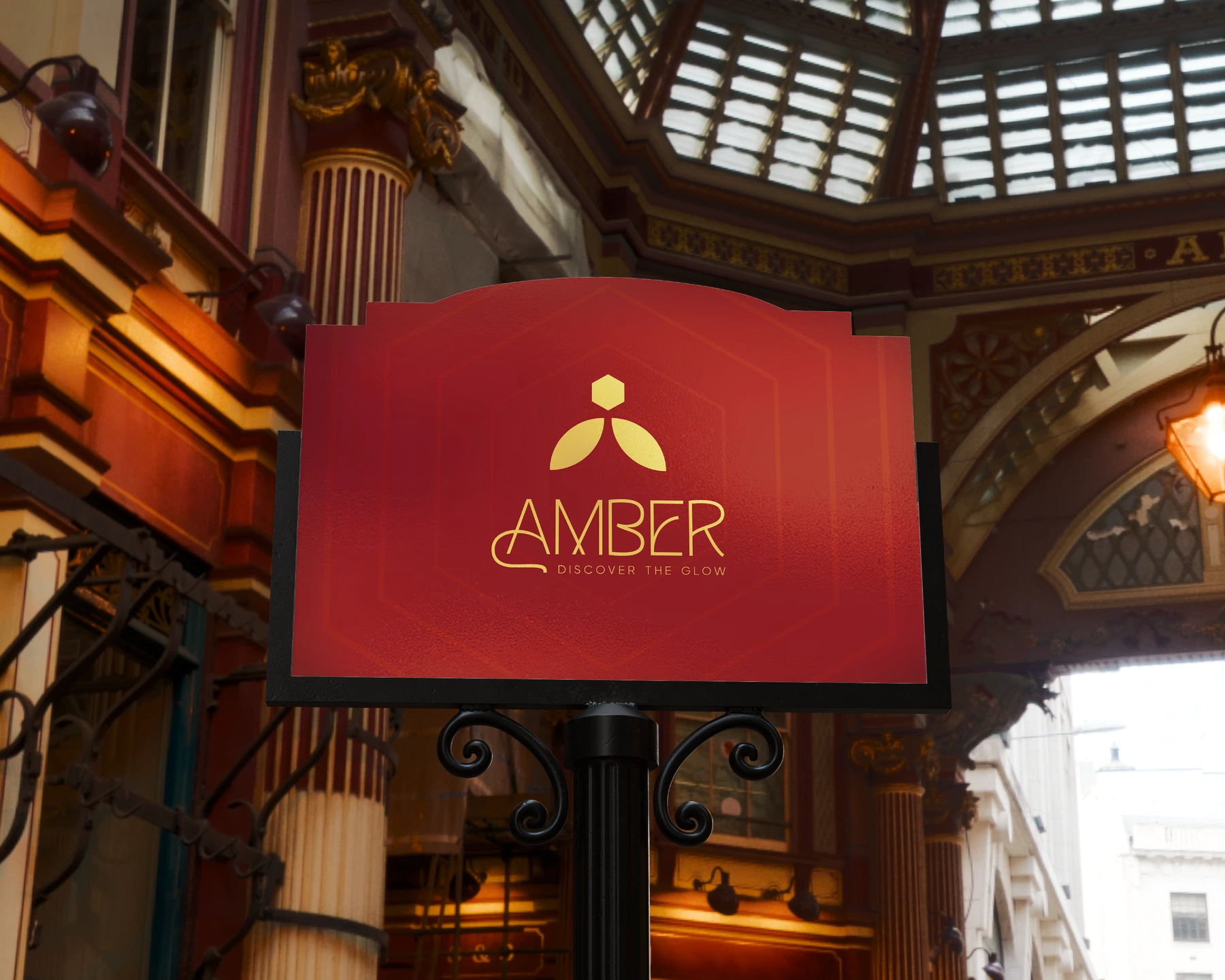 Amber — branding, packaging and social media design project cover by Miled Sebaaly, Miled Studio