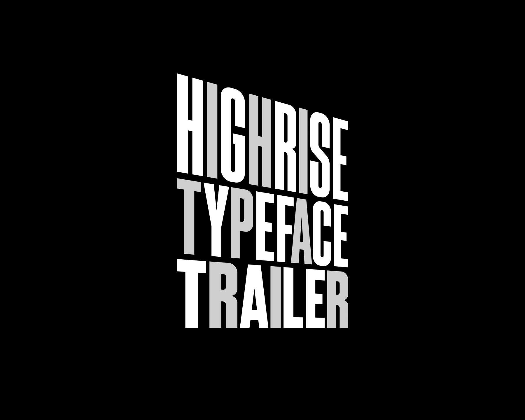 Highrise — motion design and typography project cover by Miled Sebaaly, Miled Studio