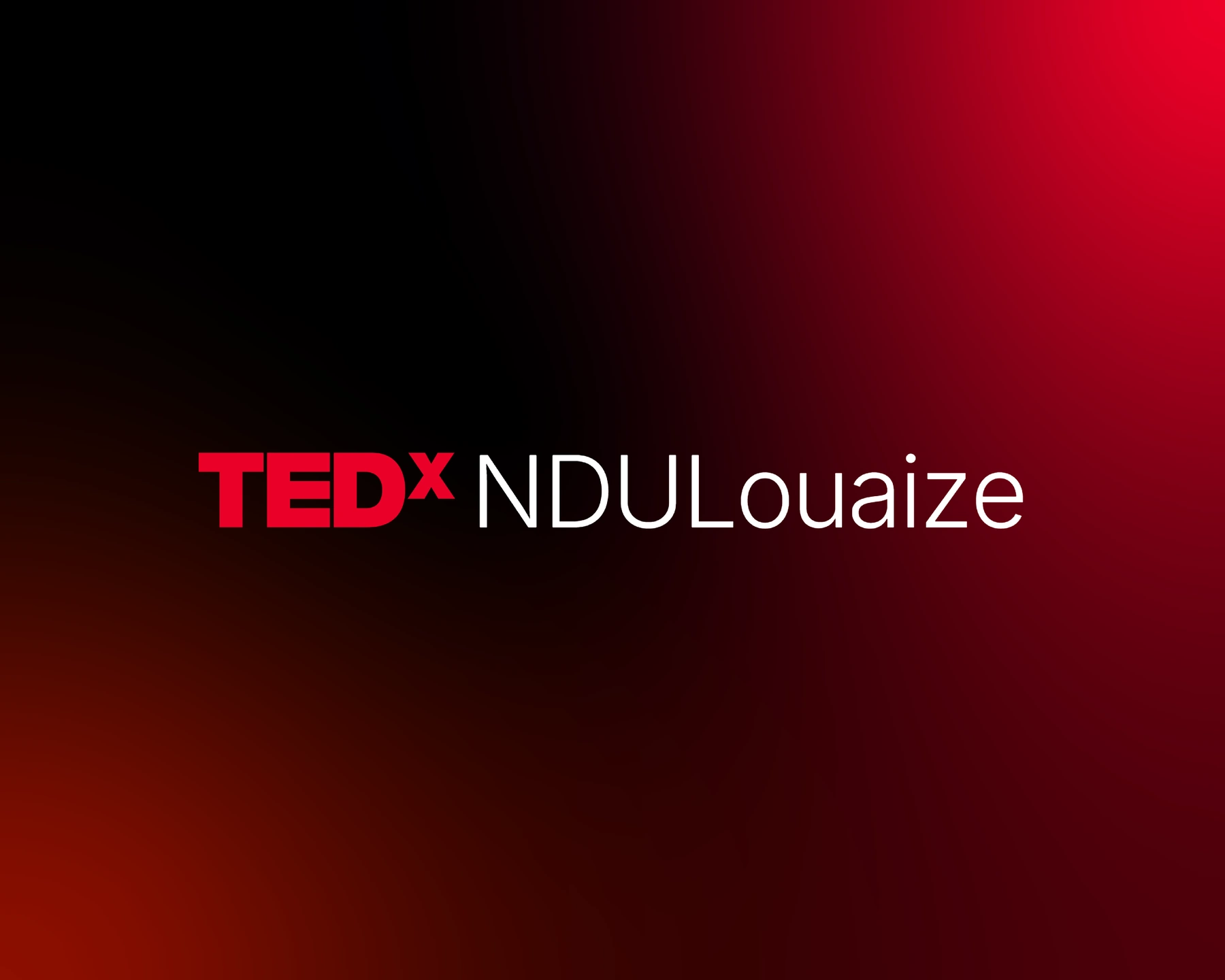 TEDxNDULouaize — branding, social media design and photography project cover by Miled Sebaaly, Miled Studio