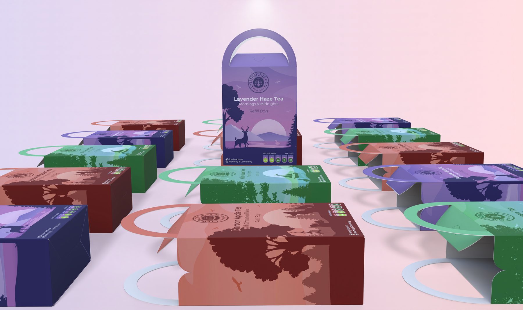 Tea Packaging — packaging project cover by Miled Sebaaly, Miled Studio